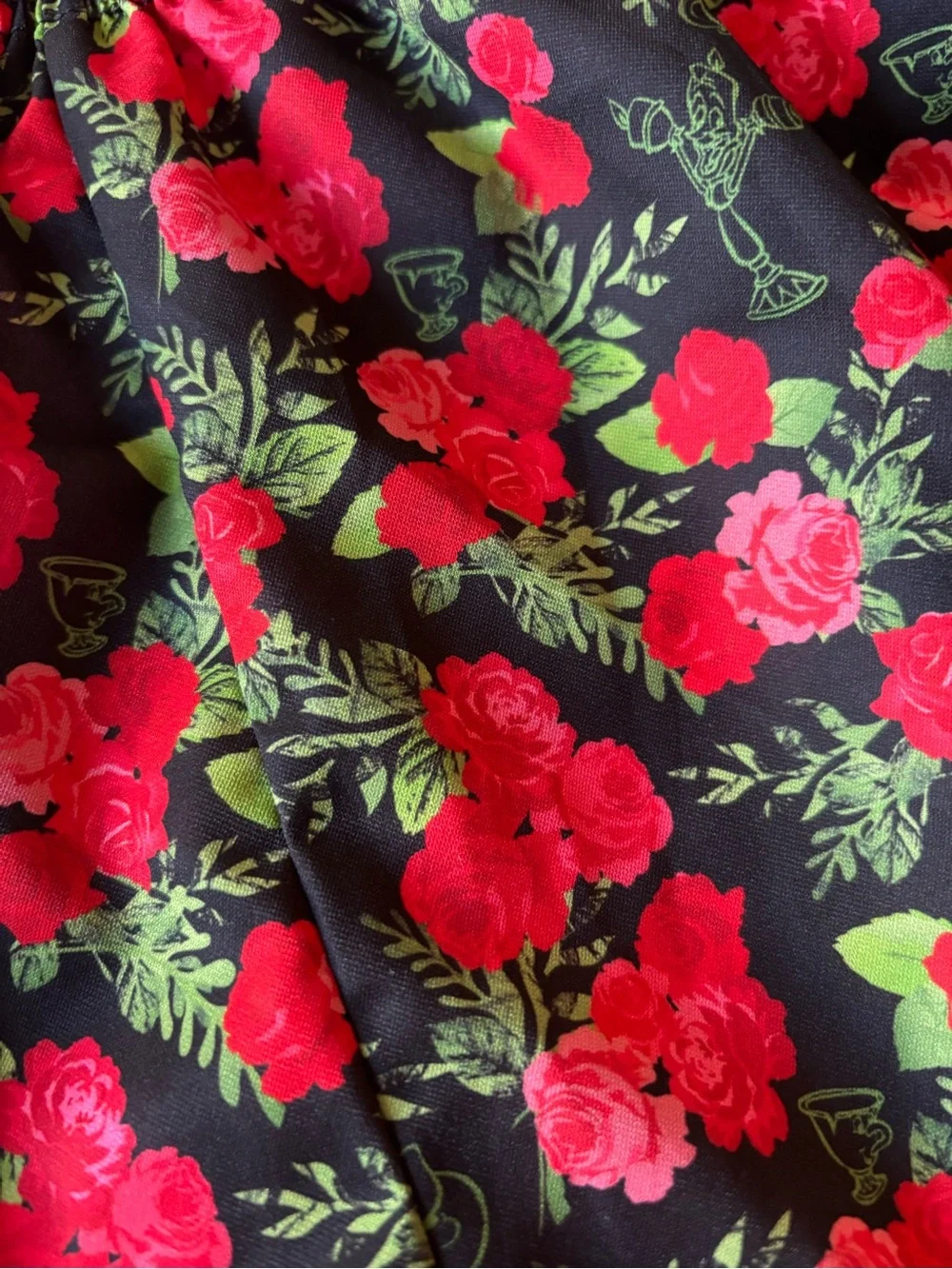 Disney Princess PJammy Rose Floral Sleep Shorts. - Picture 5 of 6
